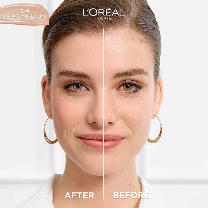 Before After - True Match Nude Plumping Tinted Serum 3-4